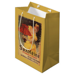 Saxoleine Lampen-Öl-Rot-Lampenschirm Mittlere Geschenktüte
