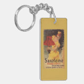 Saxoleine Lampen-Öl-Rot-Lampenschirm Schlüsselanhänger (Vorderseite links)