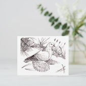 Saxon-Feldtaube Postkarte (Stehend Vorderseite)