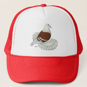 Saxon Shield Red White Bar Truckerkappe