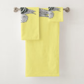 Saxon Shield Taube Cartoon Badhandtuch Set (Insitu)