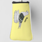 Saxon Shield Taube Cartoon Golf Headcover (Rotieren 90)