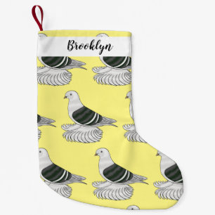 Saxon Shield Taube Cartoon Kleiner Weihnachtsstrumpf