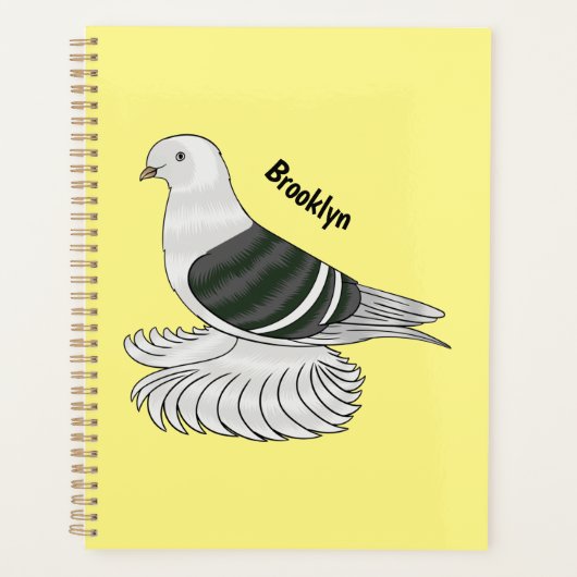Saxon Shield Taube Cartoon Planer (Vorderseite)