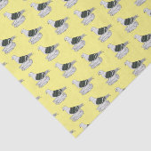 Saxon Shield Taube Cartoon Seidenpapier (Ausschnitt)