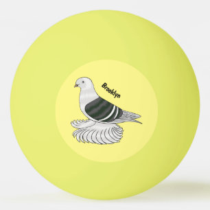Saxon Shield Taube Cartoon Tischtennisball