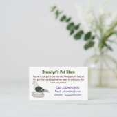 Saxon Shield Taube Cartoon Visitenkarte (Stehend Vorderseite)