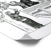 Saxon Ship Poster (Ecke)