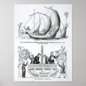 Saxon Ship Poster (Vorne)