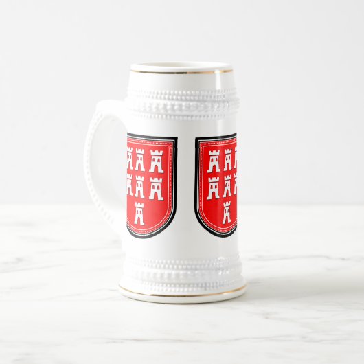 Saxonia Sign Bierglas (Vorderseite Links)