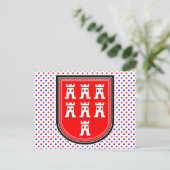 Saxonia Sign Postkarte (Stehend Vorderseite)