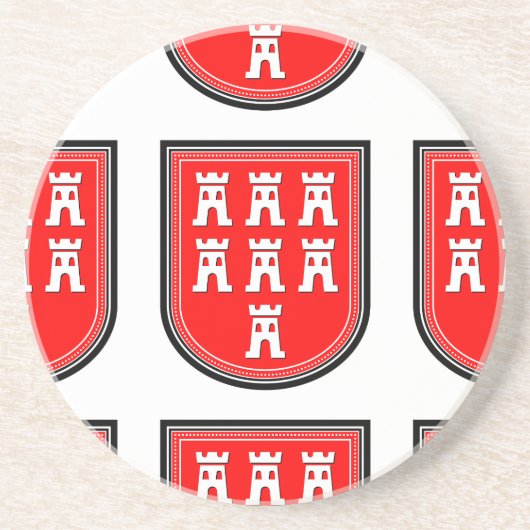 Saxonia Sign Sandstein Untersetzer (Vorne)
