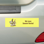 Saxony Duck Family Autoaufkleber (Auf Auto)