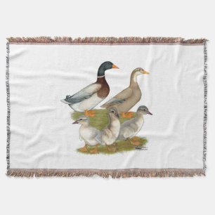 Saxony Duck Family Decke