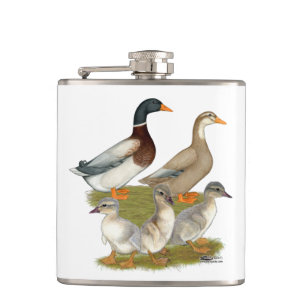 Saxony Duck Family Flachmann