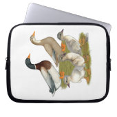 Saxony Duck Family Laptopschutzhülle (Vorderseite)