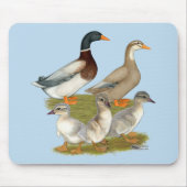 Saxony Duck Family Mousepad (Vorne)