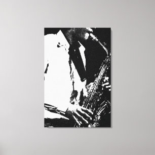 Saxophon 24x36 (60x90cm) waccna leinwanddruck