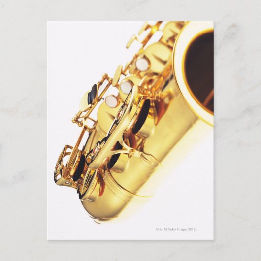 Saxophon 2 postkarte (Vorderseite)