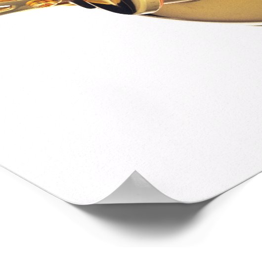 Saxophon 3 poster (Ecke)