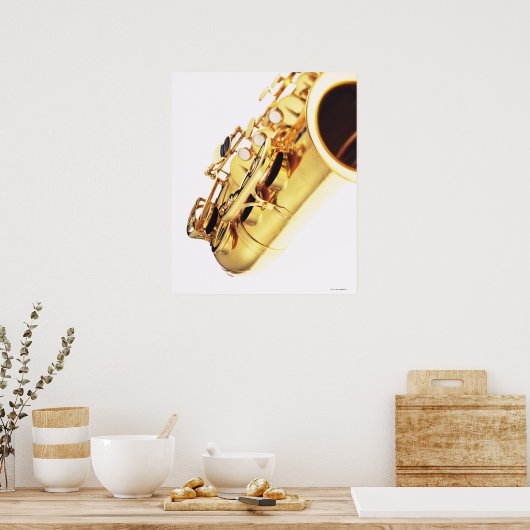 Saxophon 3 poster (Küche)