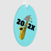 Saxophon-Abschluss Ornament (Vorderseite)