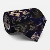 Saxophon an der Mauer Krawatte (Gerollt)