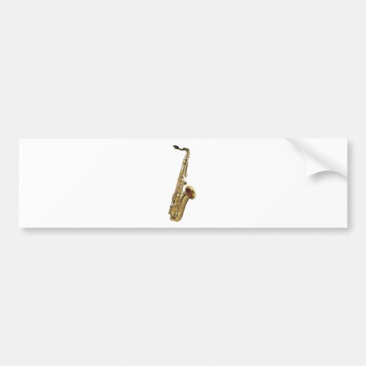 Saxophon Autoaufkleber (Vorne)