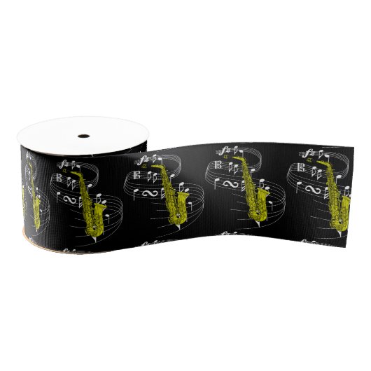 Saxophon-Band-Dunkelheit Ripsband (Spule)