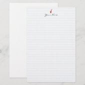 Saxophon Briefpapier (Vorne/Hinten)