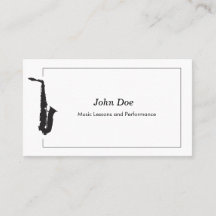 Saxophon Business Card