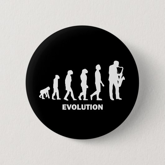 Saxophon Button (Vorderseite)