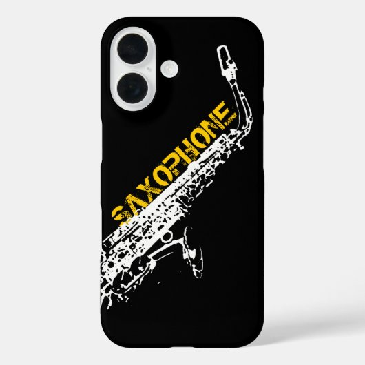 Saxophon Case-Mate iPhone Hülle (Rückseite)