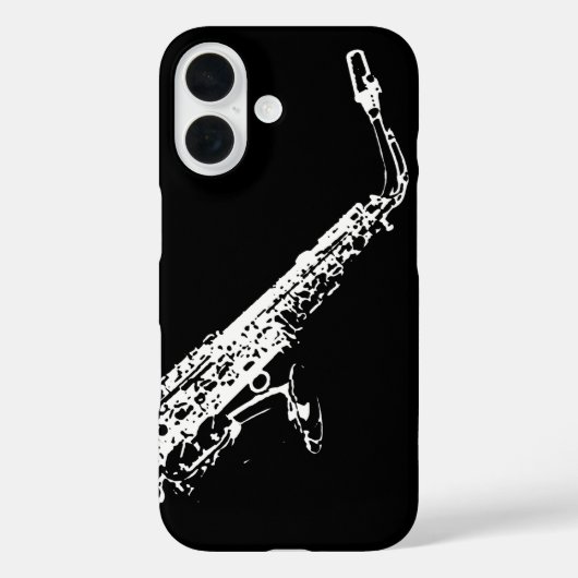 Saxophon Case-Mate iPhone Hülle (Rückseite)