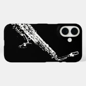 Saxophon Case-Mate iPhone Hülle (Rückseite (Horizontal))