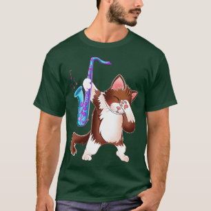 Saxophon Cat T-Shirt