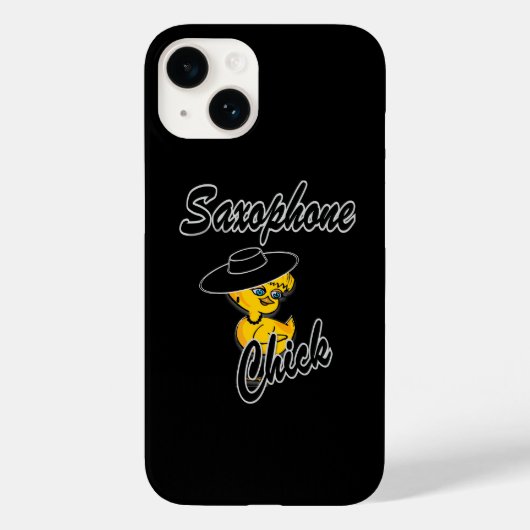 Saxophon Chick #4 Case-Mate iPhone Hülle (Rückseite)