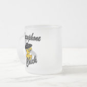 Saxophon Chick #4 Mattglastasse (Vorderseite Links)