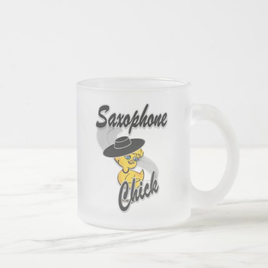 Saxophon Chick #4 Mattglastasse (Rechts)