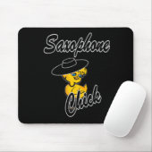 Saxophon Chick #4 Mousepad (Mit Mouse)