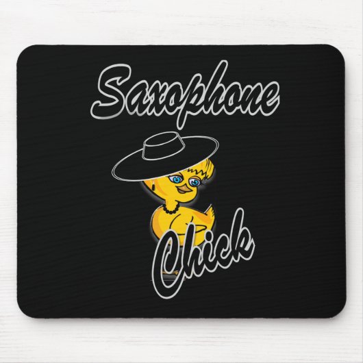 Saxophon Chick #4 Mousepad (Vorne)