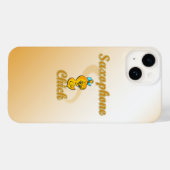 Saxophon Chick Case-Mate iPhone Hülle (Rückseite (Horizontal))