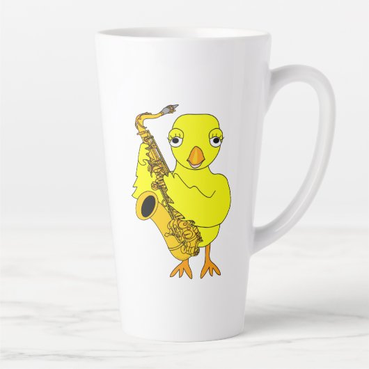Saxophon Chick Milchtasse (Rechts)