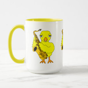 Saxophon Chick Tasse