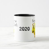 Saxophon Chick Text Tasse (Zentrum)