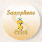 Saxophon Chick Untersetzer (Vorne)