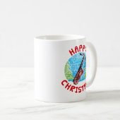 Saxophon Christmas Jazz Musician Music Teacher Kaffeetasse (VorderseiteRechts)