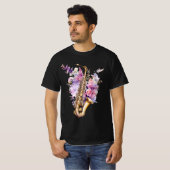 Saxophon- Colorful graffiti T-Shirt (Vorne ganz)