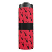 Saxophon Coole Rote Musik Thermosbecher (Vorderseite)