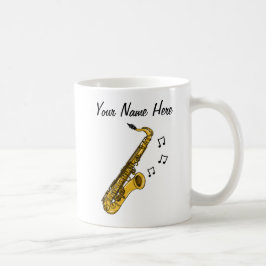 Saxophon Custom Tasse Sachsenophonist Musikergesch
